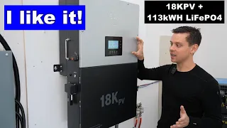 EG4 18KPV + 113KWh LiFePO4 = Offgrid Bliss!