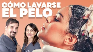 🔵 Cómo LAVARSE el CABELLO correctamente🫧 - Explicado por Doctores