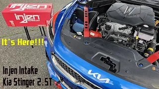 Kia Stinger 2.5T - HOW TO - Injen Performance Intake - Unboxing, Installation, Review