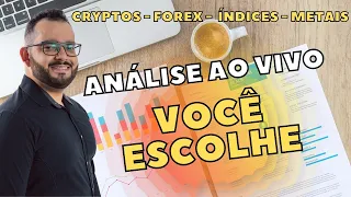 Análise de Mercado - VOCÊ ESCOLHE - Criptos - Bitcoin - Ibovespa - Forex - Ouro