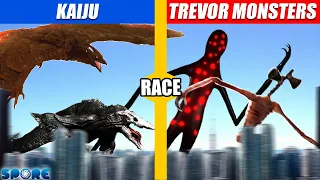 Kaiju vs Trevor Monsters Race 2 | SPORE