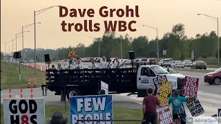 Foo Fighters (Dave Grohl) troll the Westboro Baptist Church