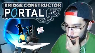 PUENTES Y PORTALES ¿QUÉ PUEDE SALIR MAL? - Bridge Constructor Portal - Indie Zone - Tiasmile