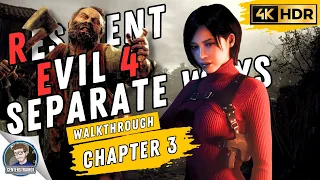 Resident 4 Remake Separate Ways Walkthrough [hardcore] CHAPTER 3 4KHDR