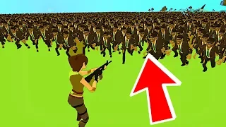 I Fought 107,898 Zombies And It Was A TERRIBLE IDEA In SwarmZ (Zombie Battle SImulator!)