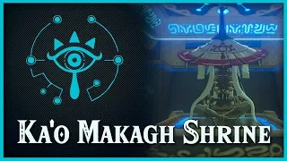 Zelda Breath of the Wild • Ka'o Makagh Shrine • Lake