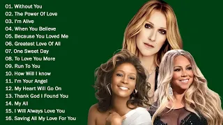 Celine Dion, Whitney Houston, Mariah Carey, Greatest Hits playlist - Best Songs of World Divas 2023