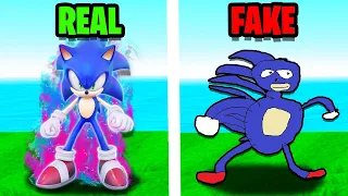 We Played The FAKEST Sonic Frontiers Roblox Games!