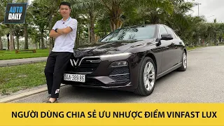 Người dùng chia sẻ ƯU NHƯỢC ĐIỂM của VinFast Lux A2.0 sau gần 1 năm sử dụng - HÀI LÒNG???