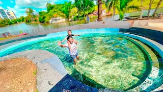 AGORA SIM PODEMOS NADAR NESSA PISCINA * olha como ficou dessa vez *