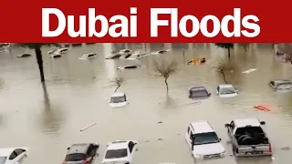 Dubai has been submerged due to torrential rains that flooded roads and the airport. Esp 1.