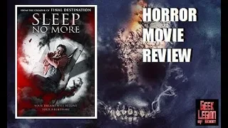 SLEEP NO MORE ( 2018 Keli Price ) aka 200 HOURS Horror Movie Review