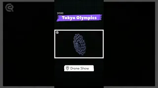 Tokyo Olympics 2020 Drone Show 😮 #tokyoolympics