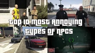 GTA Online Top 10 Most Annoying Types Of NPCs