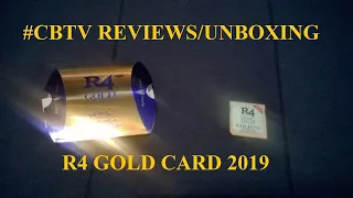 CBTV Review/Unboxing R4 Gold Card 2019