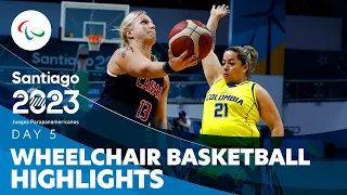 Wheelchair Basketball - Day 5 Highlights | Santiago 2023 Parapan American Games