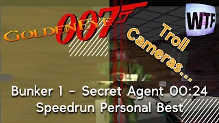 [00:24] Goldeneye 007: Bunker 1 - Secret Agent [Speedrun - N64 - NTSC-J]