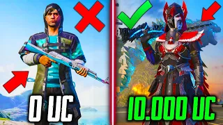 ПОВЕЗЛО! ПРОКАЧАЛ АККАУНТ на 10000 UC В PUBG MOBILE! ПРОКАЧКА АККАУНТА на 10000 UC В ПУБГ МОБАЙЛ!