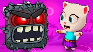 Angela Vs Box Boss | Talking Tom Gold Run Vs Red Ball 4 | game Play