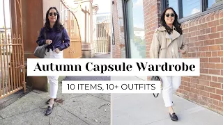 AUTUMN CAPSULE WARDROBE (Transitional Style/Classic Spring Outfits) | Must-Have Elevated Basics [AD]