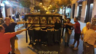 Ensayo de costaleros Salida extraordinaria de la Virgen de Los Dolores de Sanlúcar de Barrameda 2022