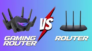 راوتر الالعاب اسطوري و لا خدعة ؟ | Gaming router VS Normal router