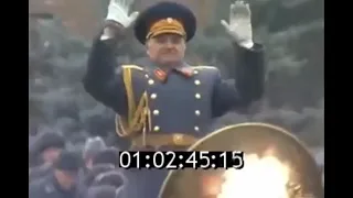 1988 Soviet Parade Anthem (RAW Video)