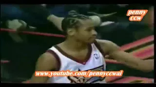 Allen Iverson 6 crossover moves vs Micheal Jordan, Scottie Pippen Chicago Bulls in one game (1998)