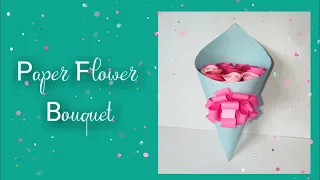 Paper Flower Bouquet/Gift/Diy Bouquet/Kath Ideal