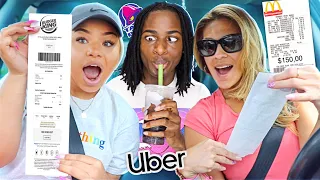 Letting UBER DRIVERS Decide What I EAT for 24 HOURS!!