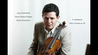 Anton Sorokow plays Kabalevsky Violin Concerto op. 48