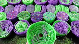 Hyacinth field 💜 ASMR Soap cutting and crushing 💚 soap plates 💜 roses & glitter 💚 surprise boxes 🎊