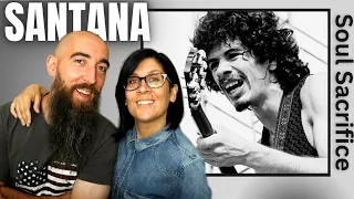 Santana - Soul Sacrifice (REACTION) with my wife