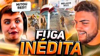 FUGA DA POLÍCIA TODA DA CIDADE, COM PAULINHO O LOKO! GTA RP