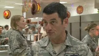 Thanksgiving with Airmen in Iraq 2011 with Maj Gen Russ Handy