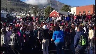 Roads barricaded and property damaged in Hout Bay protests