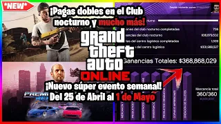 GTA Online ¡Pagas dobles en el Club nocturno! ¡Pagas triples en diversos modos y más!