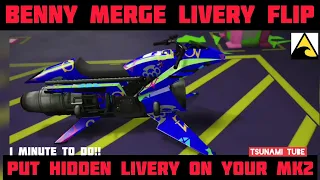 GTA V HOW TO PUT HIDDEN LOCKED LIVERY + COLORED LIGHTS ON YOUR MK2 OPPRESSOR.  BENNY MERGE MADE EASY