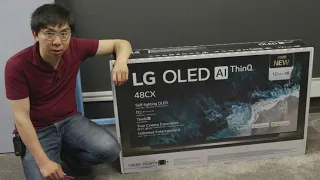 LG 48-inch CX OLED TV Unboxing + Game Mode Picture Settings