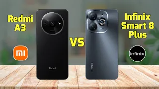 Redmi A3 vs Infinix Smart 8 Pro || Comparison || Price || Specs