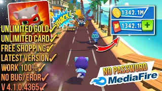 dwonload talking tom hero dash mod apk version 4.1.0.4365 unlimited money and no password