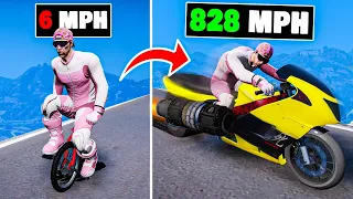 Upgrading SLOWEST to FASTEST Bike in GTA 5