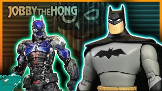 BATMAN Double Review!  [MAFEX The New Batman Adventures + Revoltech Arkham Knight]