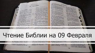 Чтение Библии на 09 Февраля: Псалом 40, Деяния 12, Исход 29, 30