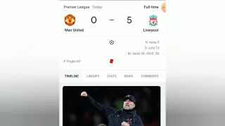 Manchester United Vs Liverpool|Goals & Highlight|Salah Hattrick|0-5