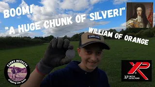 Huge Early Milled Silver| William III Half Crown| Metal Detecting UK| Real Metal Detecting| XP Deus