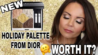 DIOR HOLIDAY GOLDEN SNOW PALETTE REVIEW