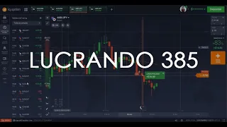 LUCRANDO 385 REAIS EM 10 MINUTOS - OPÇÕES BINARIAS - IQOPTION