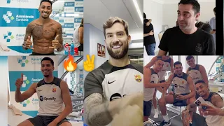 ✅ Perfect ✌️, Barcelona players are back to training today !! Inigo Martinez , Araujo,Pedri,Gavi