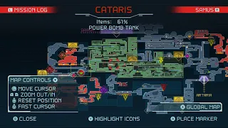 Metroid Dread - Cataris - Power Bomb Tank - Shinespark Ballspark